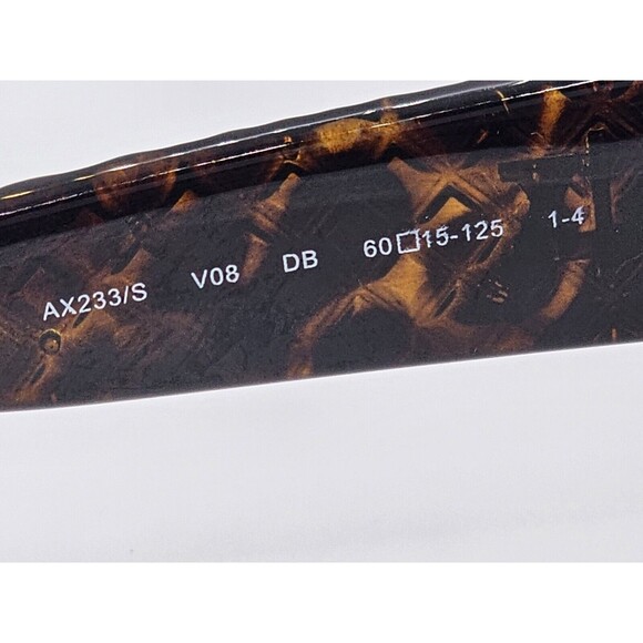 Armani exchange Brown Woman sunglasses AX233/S V08 DB 60/15 125 1-4 FRAMES ONLY! - Picture 7 of 7
